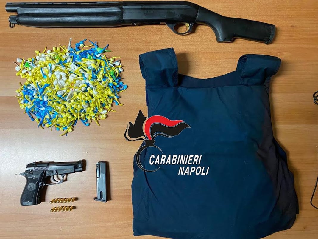 Brusciano, weapons and drugs in a cellar in the 219th district