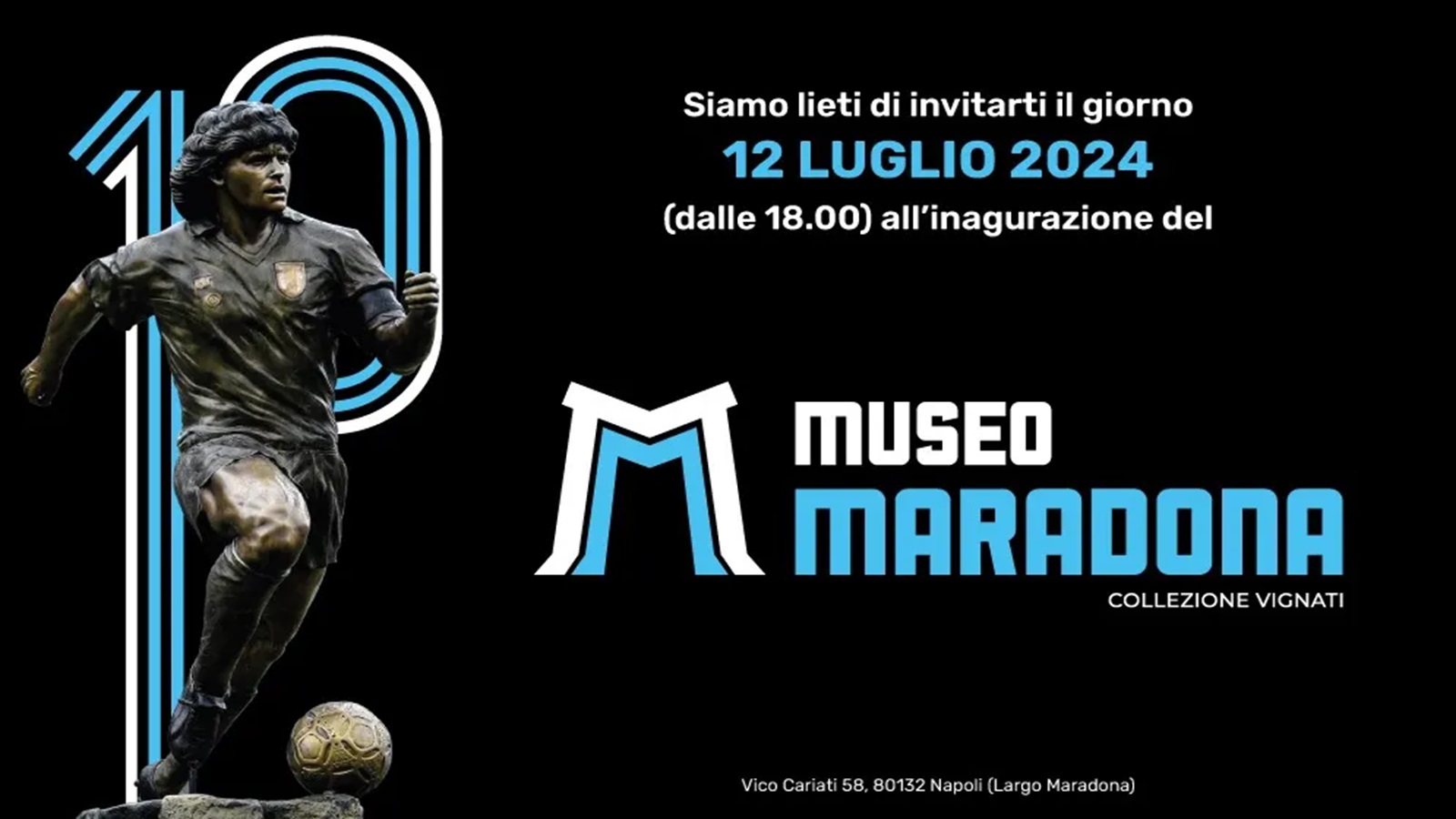 Si inaugura oggi ai Quartieri Spagnoli di Napoli il Museo Maradona