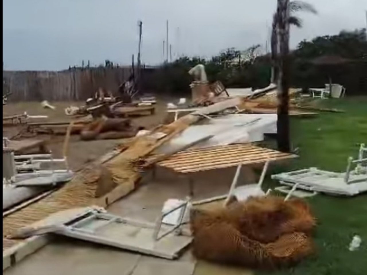 tromba d'aria devastante a pontecagnano