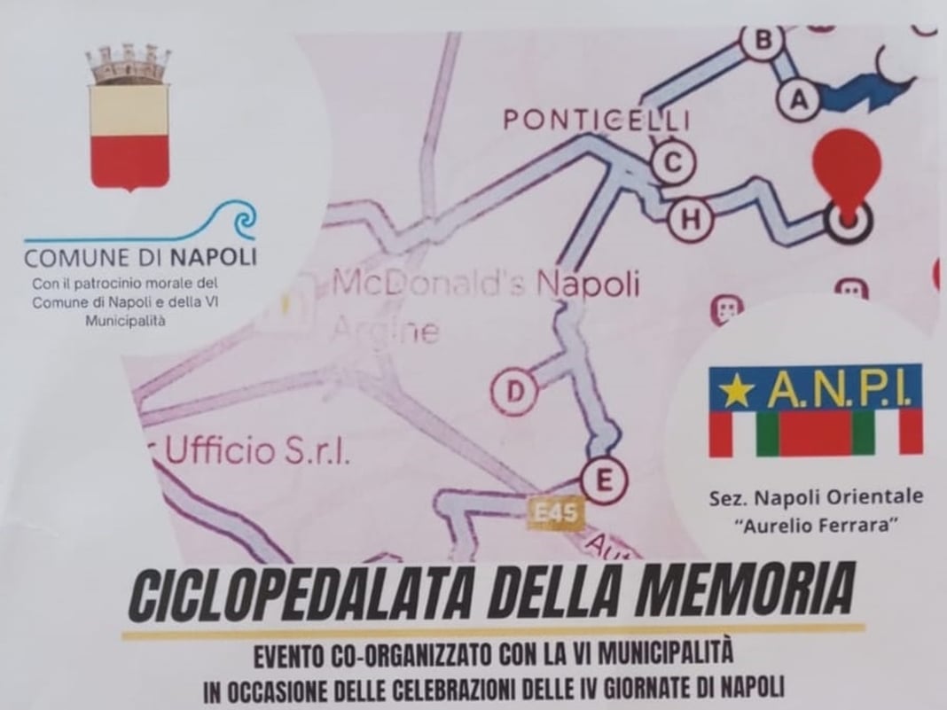 Quattro Giornate di Napoli, sabato a Ponticelli la Ciclopedalata della Memoria