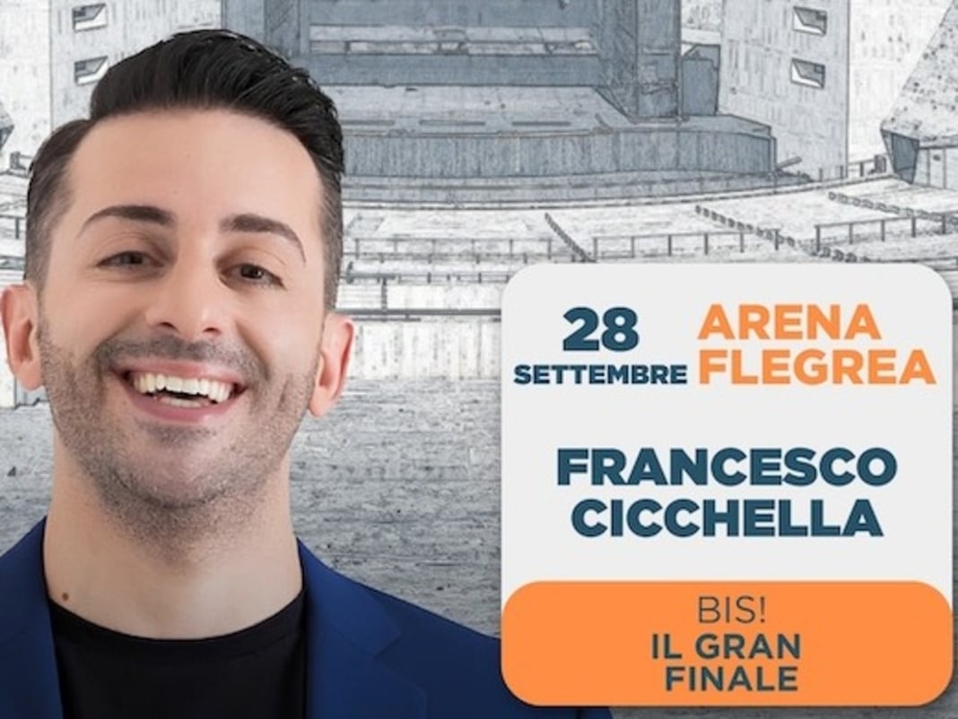 Francesco Cicchella chiude la rassegna 'Quadrifoglio in Arena'