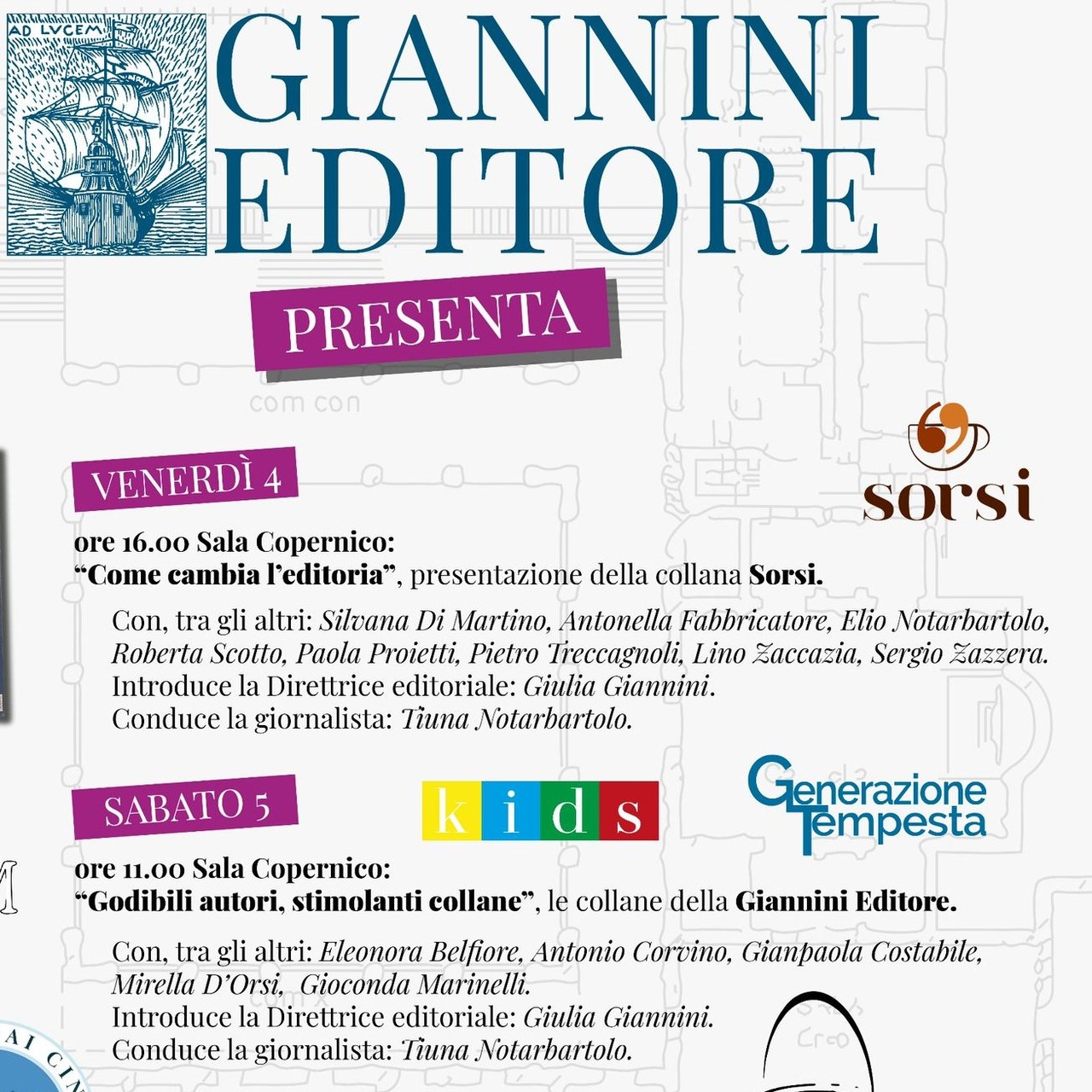 Campania Libri Festival: Giannini Editore a Palazzo Reale