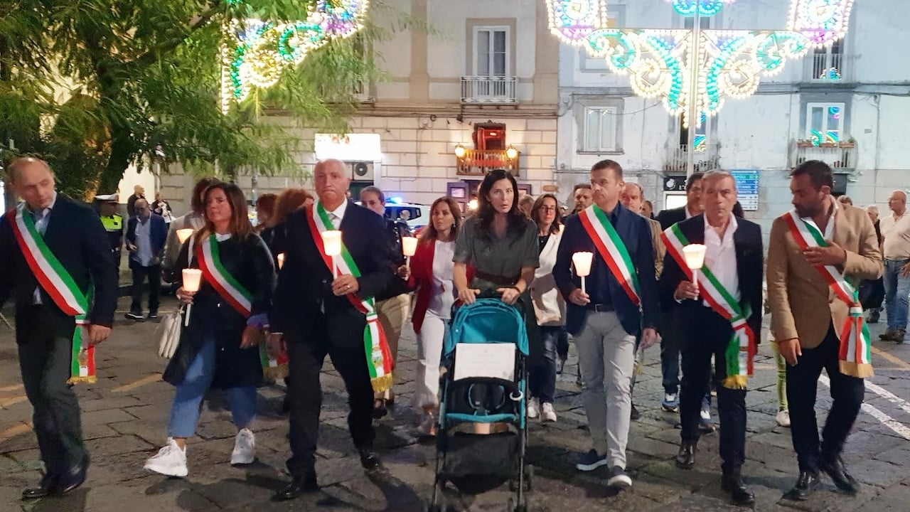 La penisola sorrentina è scesa in strada per il ritorno di Ethan