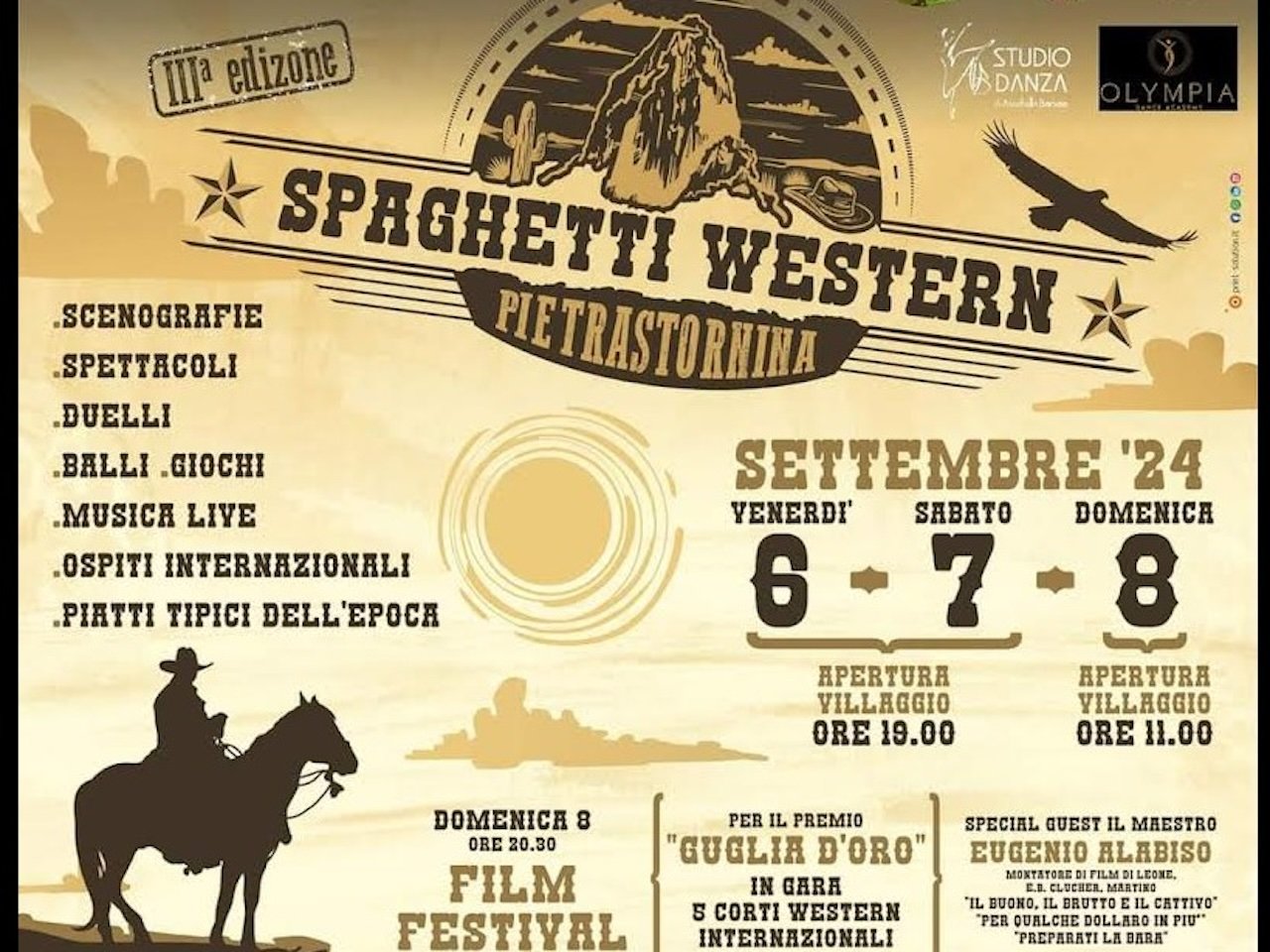 Parte oggi il Il Festival Spaghetti Western di Pietrastornina