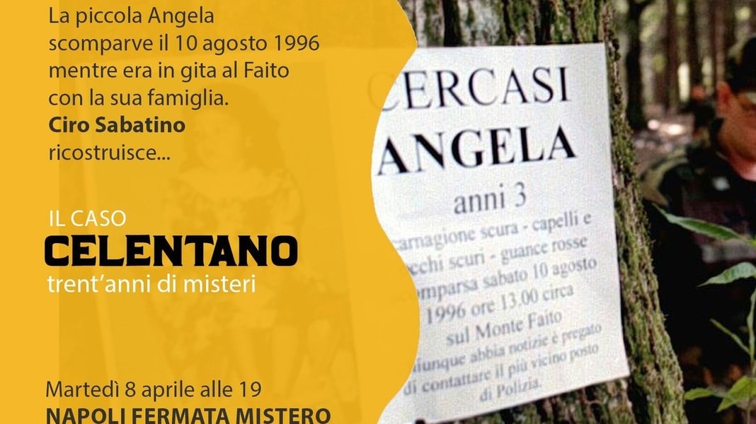Ultimo appuntamento della rassegna Napoli Fermata Mistero con Il caso di Angela Celentano al Teatro Nuovo di Napoli