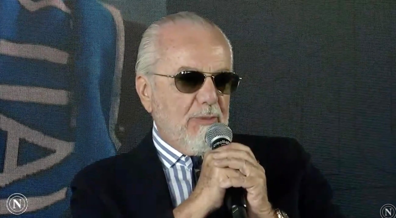 De Laurentiis a Palazzo Chigi, incontro con Fazzolari e Mezzaroma sul futuro dello sport