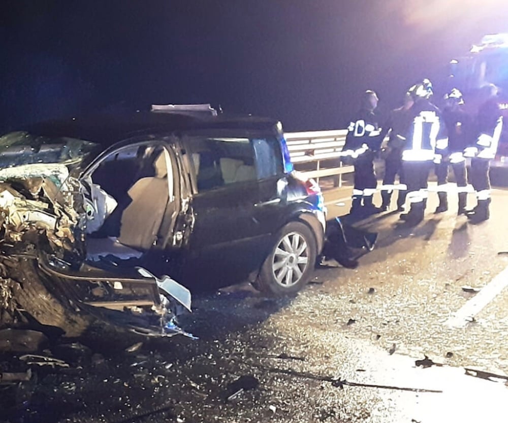 Drammatico schianto sull’Asse Mediano nel Casertano: 8 auto coinvolte, 3 feriti gravi